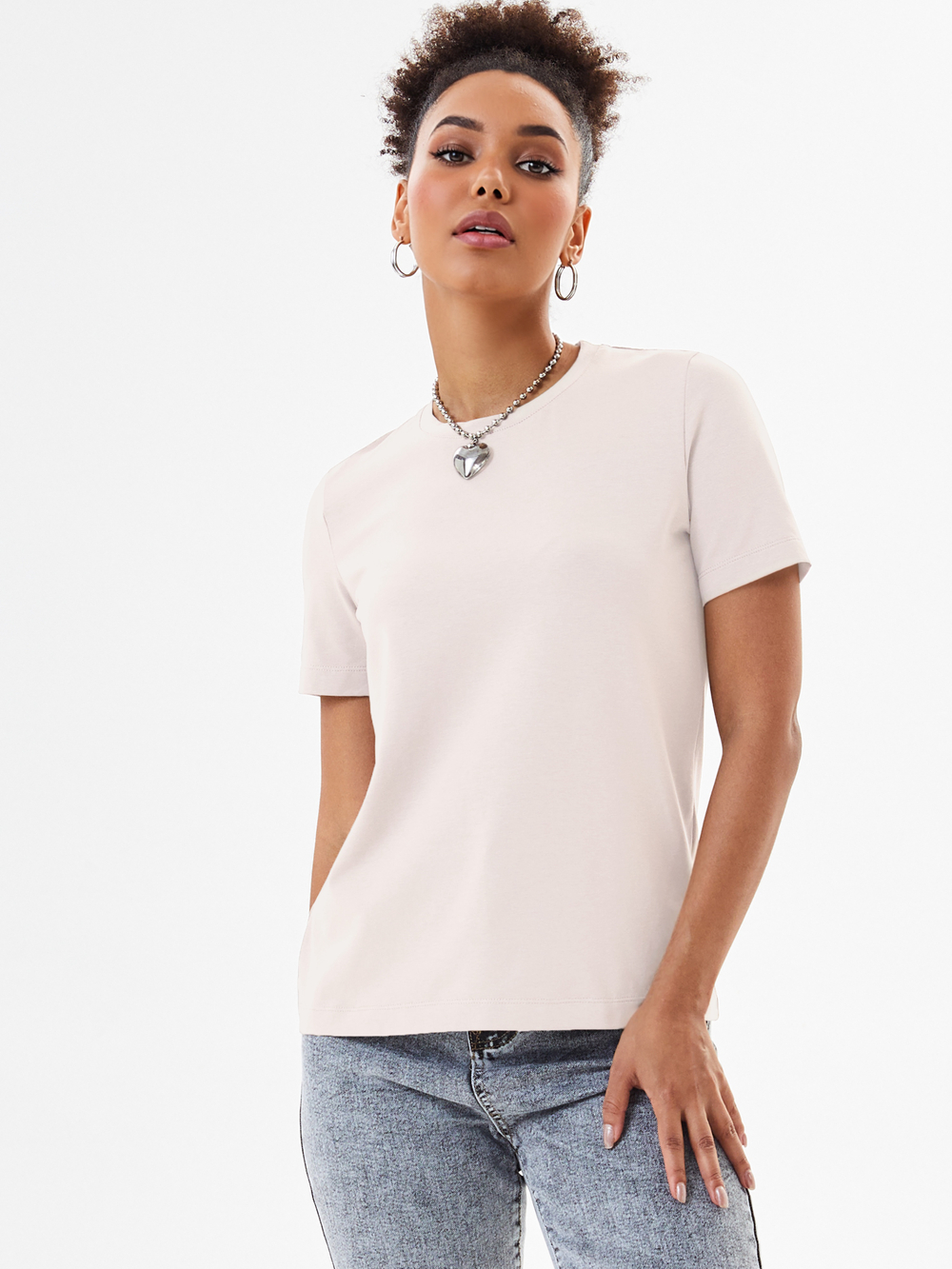 Базовая классическая футболка из хлопка