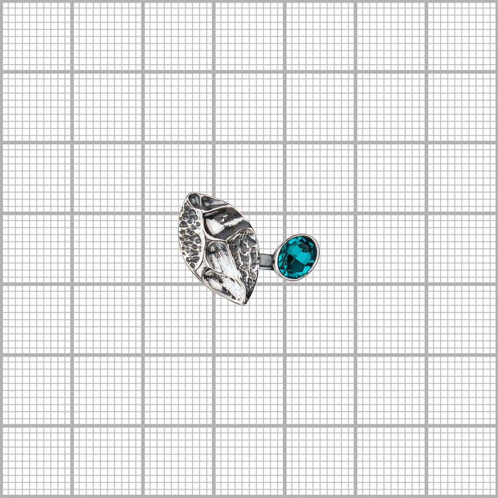 "Варкаус" кольцо в серебряном покрытии из коллекции "Финляндия" от Jenavi