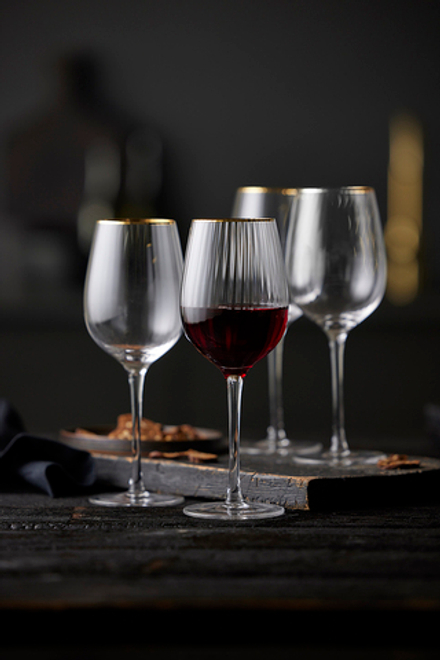 Набор 4 бокала LyngbyGlas, Palermo Gold, 4 шт., стекло, прозрачный · арт. fabr 27579