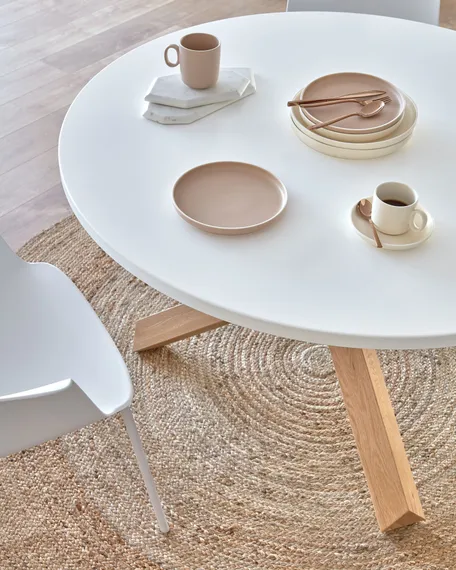 Стол Nori Ø120 см белый