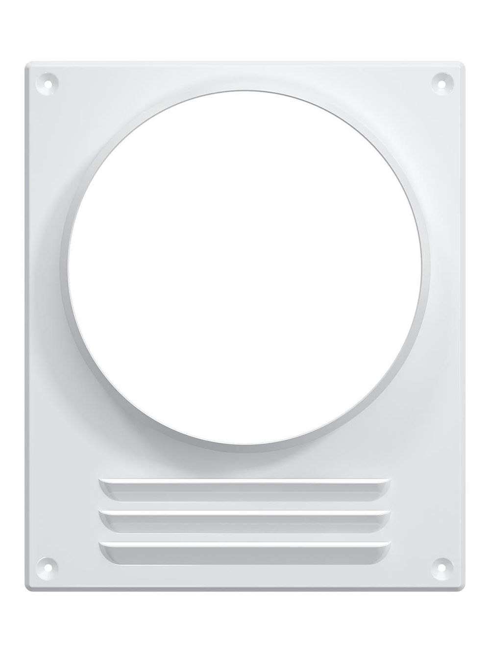 Площадка торцевая ПТМР фланец D150 решетка 196х236 окраш.сталь ERA