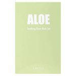 Lapcos, Набор успокаивающих тканевых масок с алоэ, 5 шт., По 33 мл (1,11 жидк. унц.)