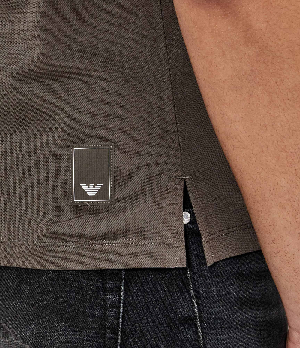 Поло Emporio Armani - коричневый(EM001146 AF13742)