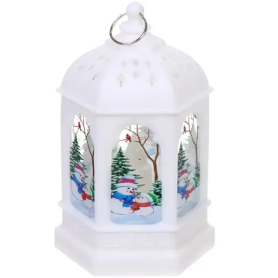 Сувенир с подсветкой «Сказочные игры» 8,5*14 см, Белый (работает от батареек LR44*3)