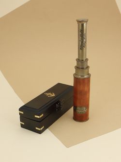Nautical Подзорная труба в деревянном футляре