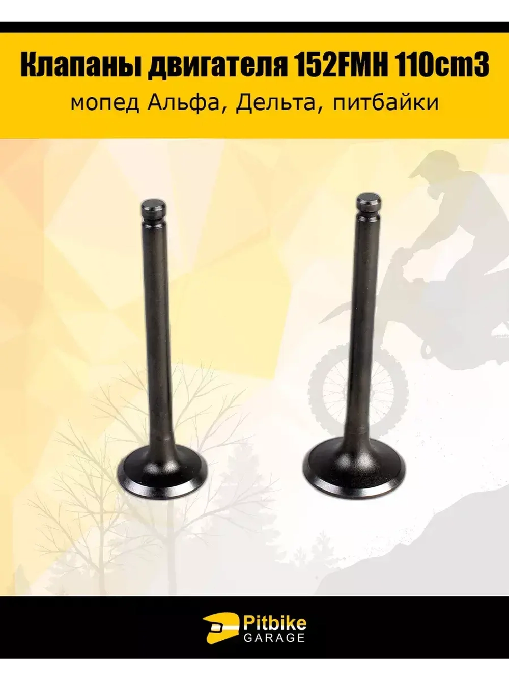 Клапаны (компл 2 шт) 152FMH 110cm3