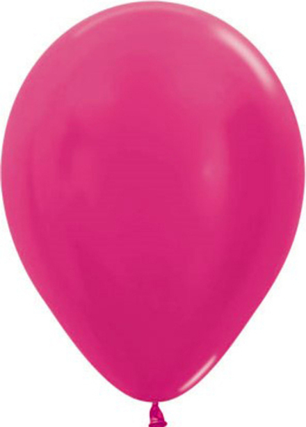 Шар (12''/30 см), Фуше (512), металлик, 12 шт.