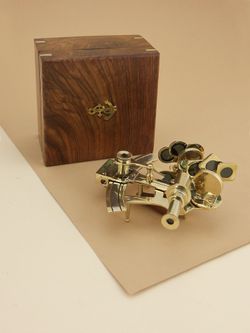Nautical Морской секстант в деревянном футляре