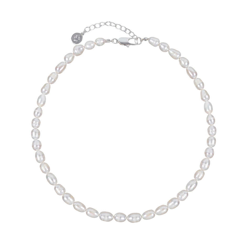 Колье Fiore Luna String of Pearls Сarabiner BL4514 S