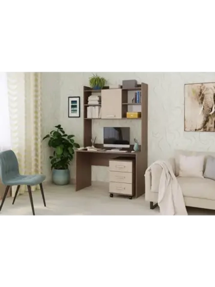 Стол компьютерный Ясень Шимо 111,8х57х187 см