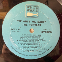 Винтажная виниловая пластинка LP The Turtles It Ain't Me Babe (USA 1965)