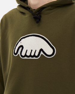Толстовка Anteater Hoodie Haki White Logo