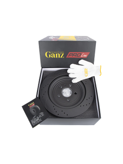 Диск тормозной задний перфорированный PRO-LINE с покрытием комплект FORD EXPLORER 11-> GANZ GIJ06168S