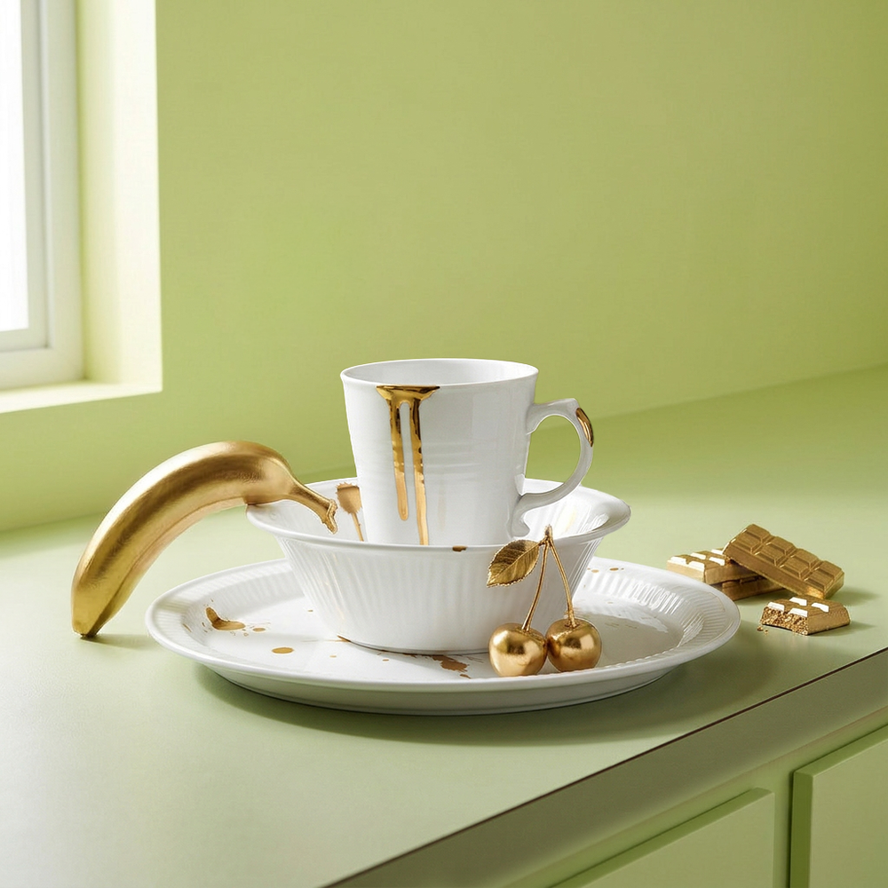 Салатник Estetico Quotidiano Gold 1 10638G1