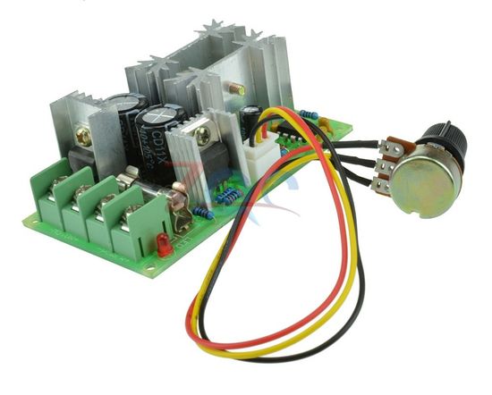 Шим регулятор скорости вращения DC двигателя 10A(6-90v)