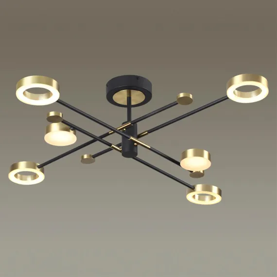 4321/55CL MIDCENT ODL22 347 металл/черный с бронзой Потолочный светильник IP20 LED 55W 2615Лм DENZEL