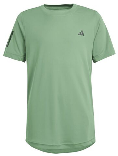 Футболка для мальчика теннисная Adidas B Club 3 Stripes Tennis Shirt - preloved gree