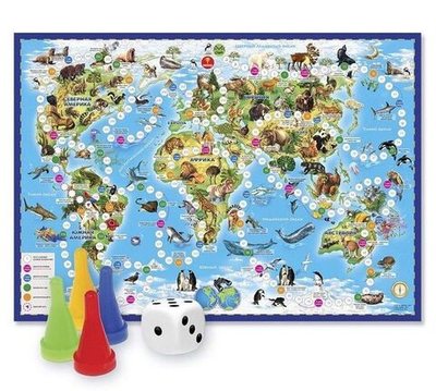 Настольная игра "Животный мир Земли" 3+