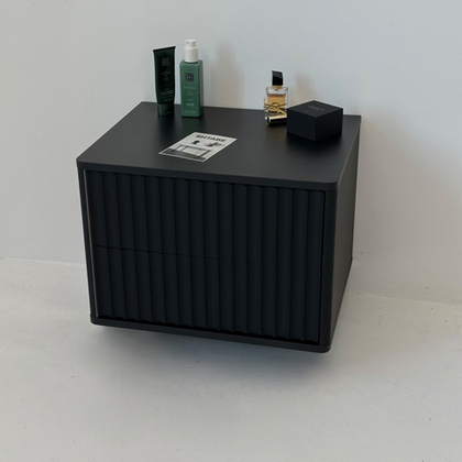 Тумба прикроватная подвесная ROYAL 5002 эко (Черный)