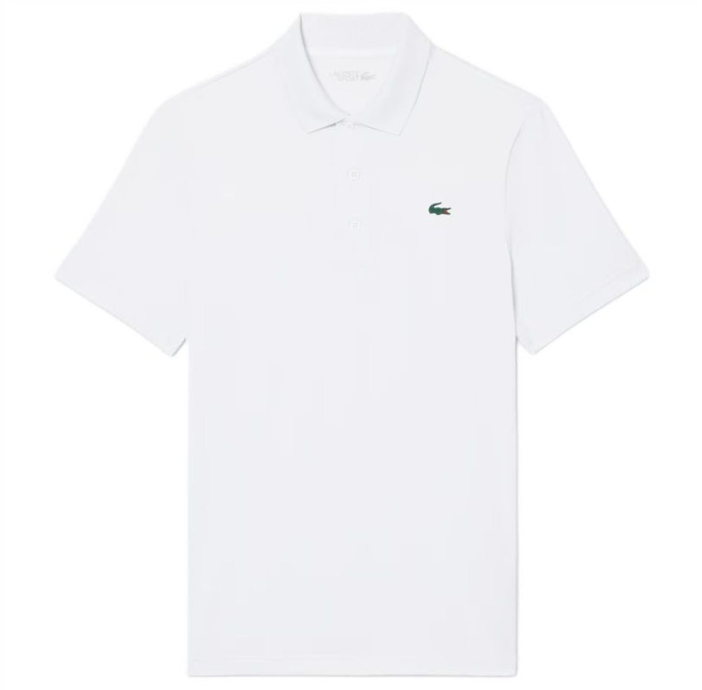 Теннисное поло Lacoste Ultra Dry Stretch Golf - white