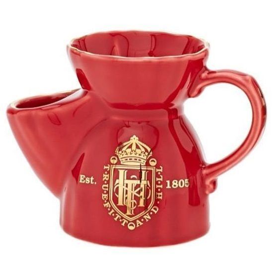 Кружка для бритья Truefitt&Hill Red Shaving Mug (красная, фарфор) 00311
