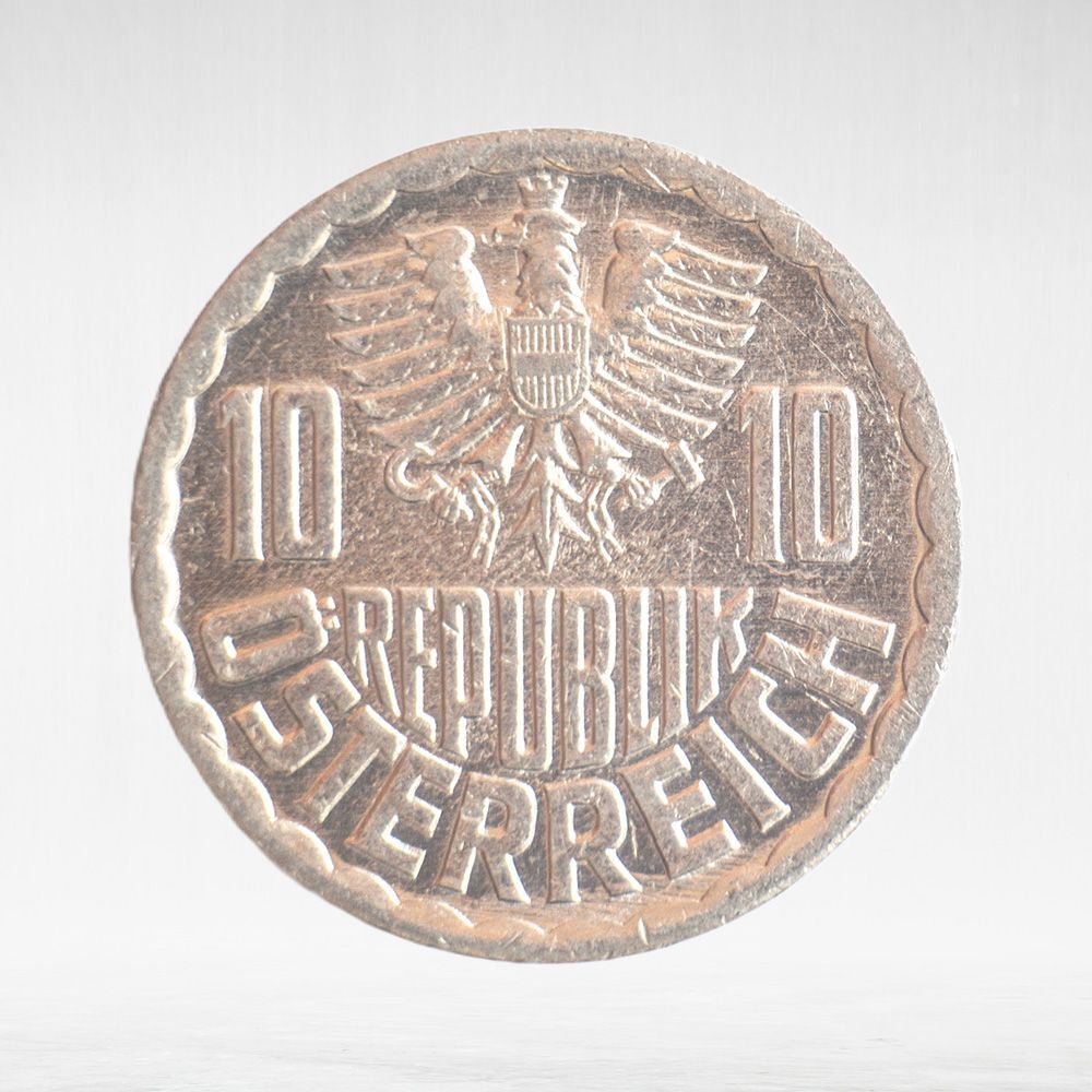 Austria, 10 Groschen, 1989, VF