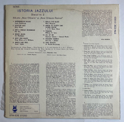 Винтажная виниловая пластинка LP Orchestra Electrecord Dir. Alexandru Imre Stilurile New Orleans Si New Orleans Revival (Румыния 1975)
