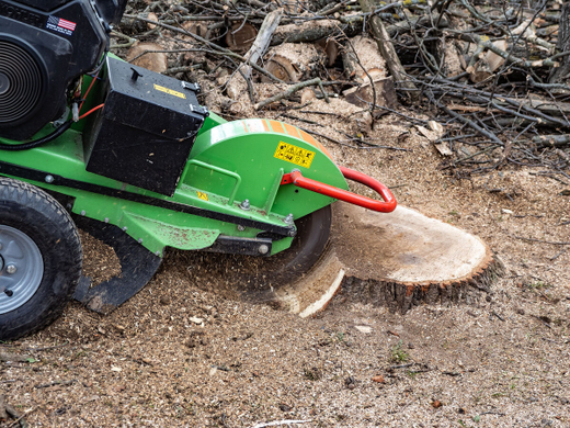 Удаление пней, методом фрезерования