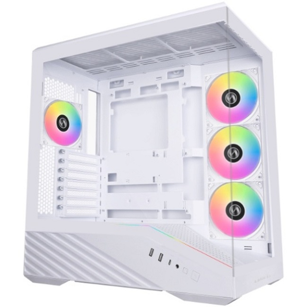 Корпус Midi-Tower Lian Li V100 TG ARGB, E-ATX, White (99.V100RW.R1)