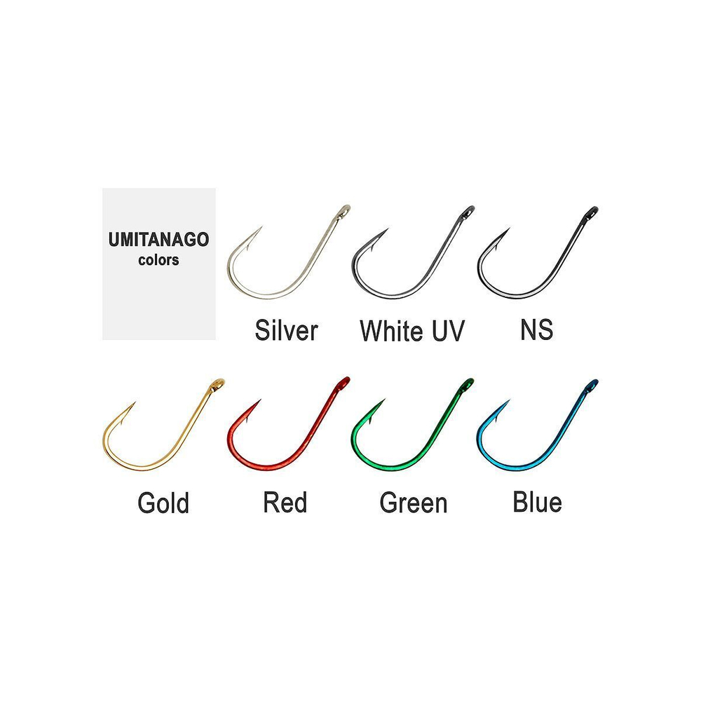 Крючок одинарный HIGASHI Umitanago ringed #0,8 Green