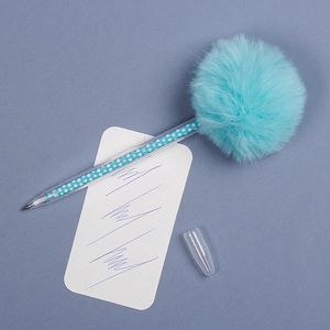 Ручка Furry Mint синяя шариковая