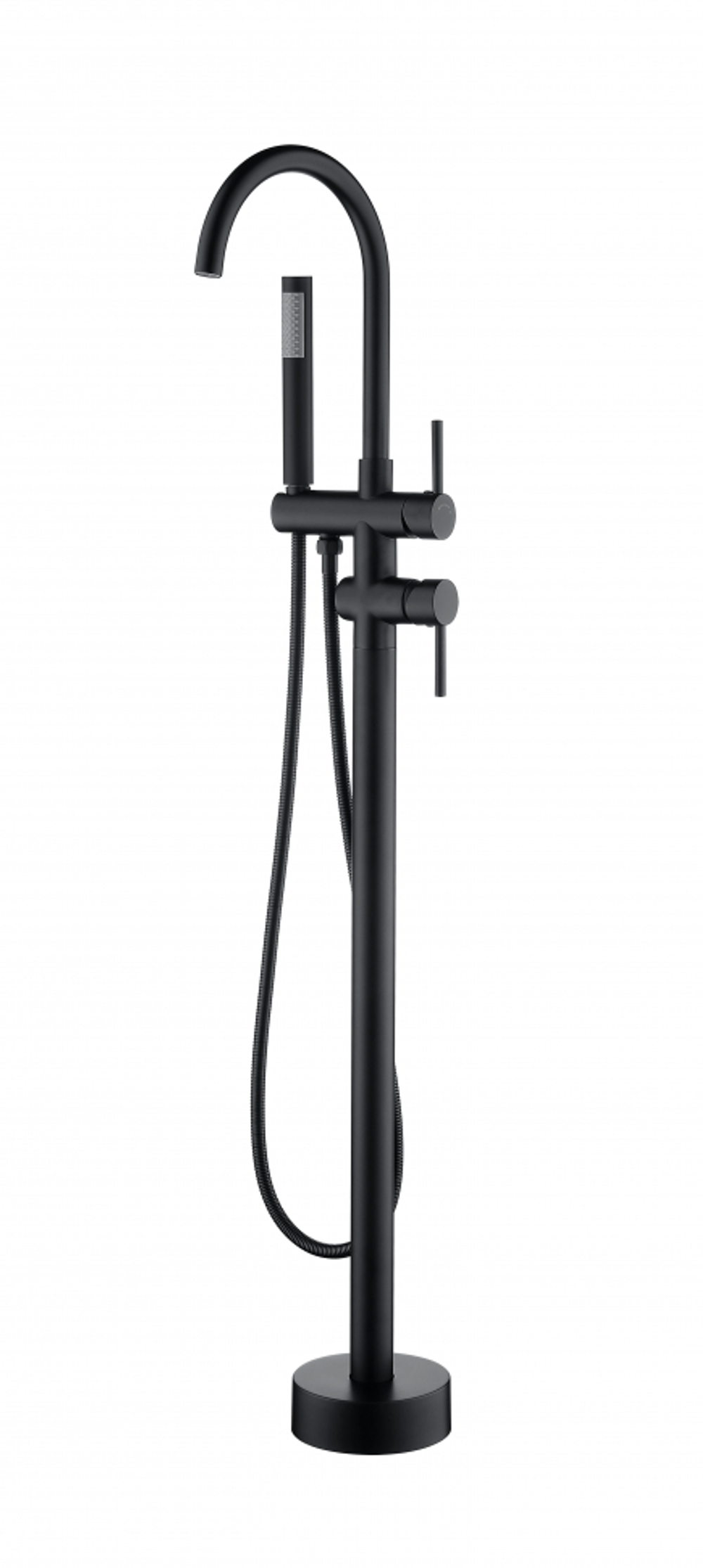 Смеситель напольный Groсenberg GB900 Черный матовый