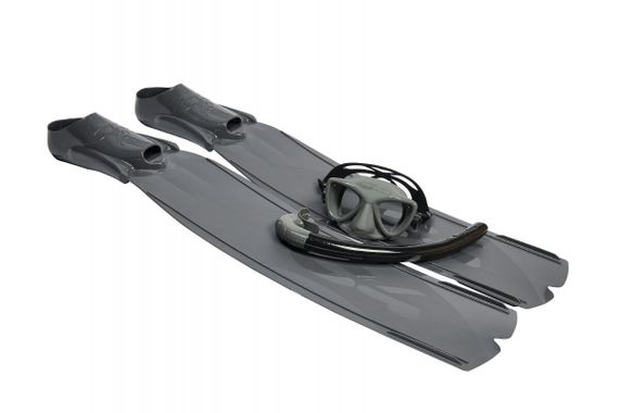 Набор маска+трубка+ласты в сумке C4 Carbon Predator