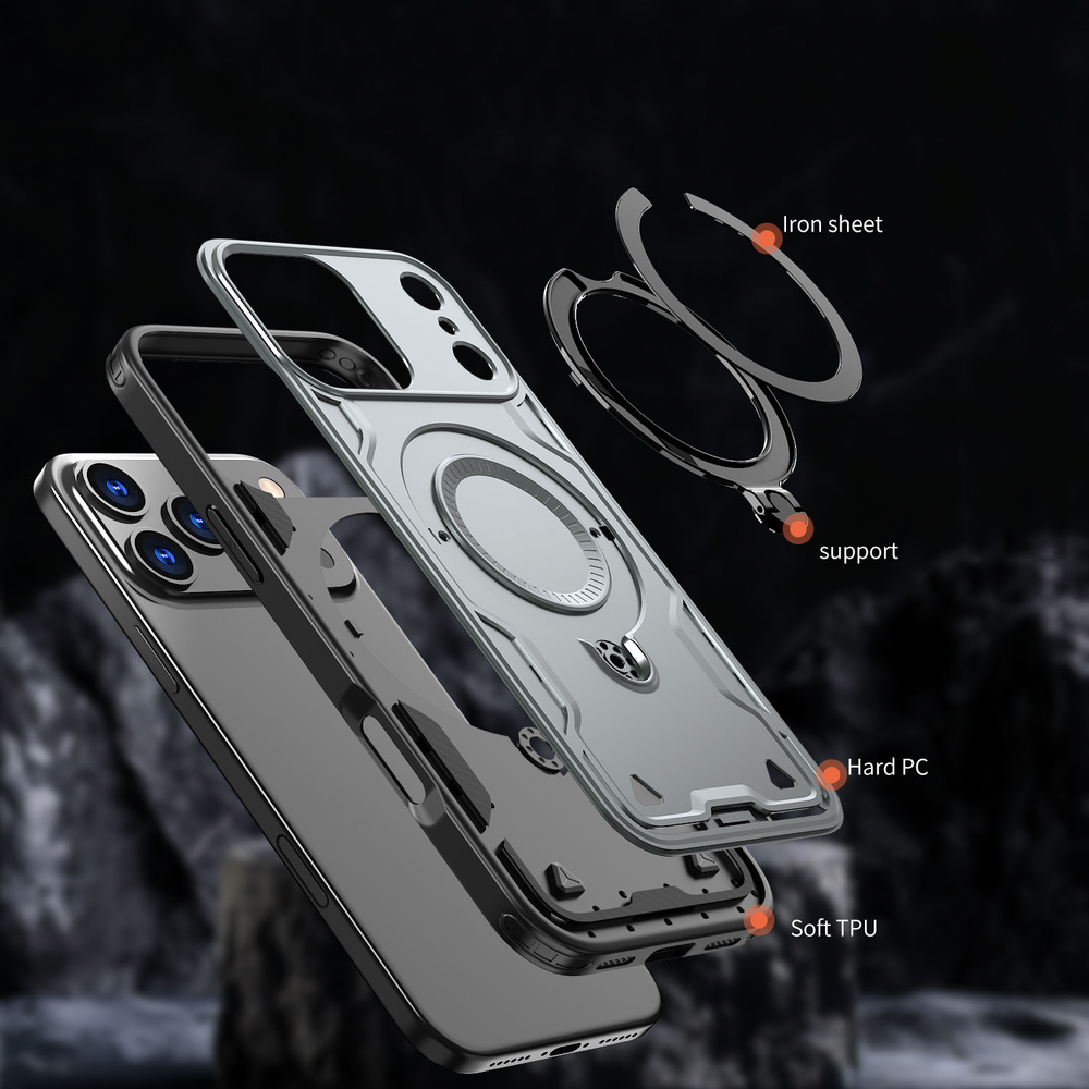 Чехол Magneto Case с кольцом для iPhone 17 Pro Max