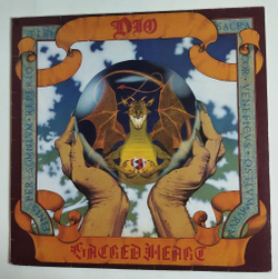 Винтажная виниловая пластинка LP Dio Sacred Heart (Germany 1985)