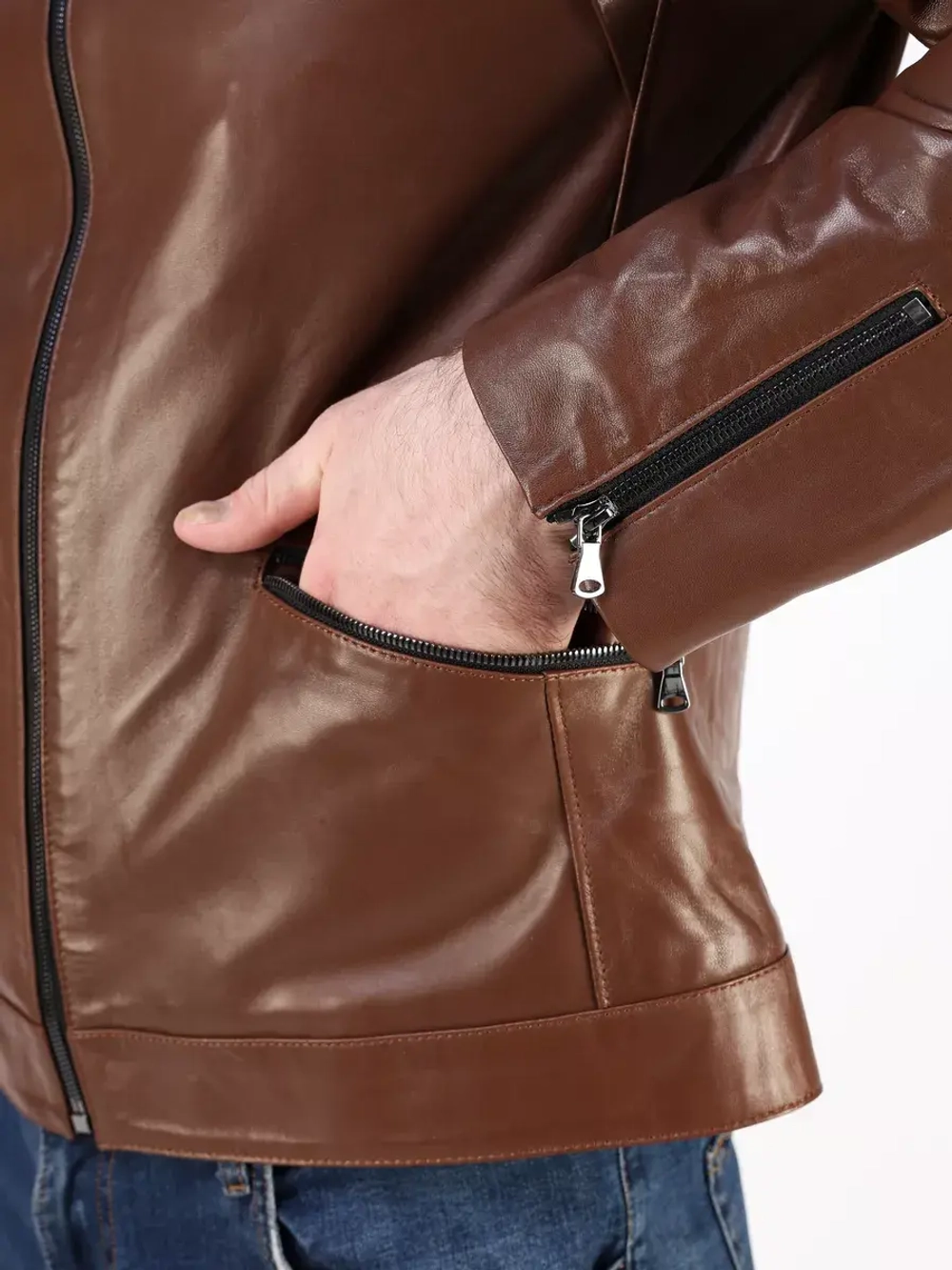 Кожаная куртка демисезонная Турция