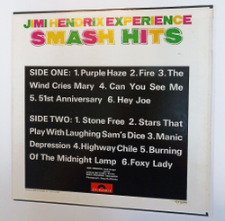 Винтажная виниловая пластинка LP Jimi Hendrix Experience Smash Hits (Japan 1974) (No Obi)