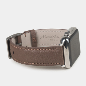 Ремешок для Apple Watch 40/41/42 mm из кожи козы, коричневого цвета