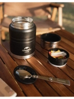 Термос NH20SJ041 750мл (для еды) черный, 6927595767481