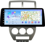 Магнитола для Jeep Compass 2006-2010 - FarCar монитор 12.3" 2K QLED на Android 14, TS10, CarPlay, 4G SIM-слот