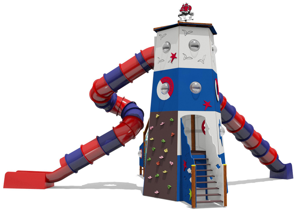 Игровой комплекс Маяк 07114.21 для детей 6-12 лет для уличной площадки