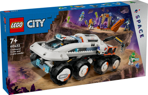 Конструктор LEGO City 60432 Командный вездеход и кран-погрузчик