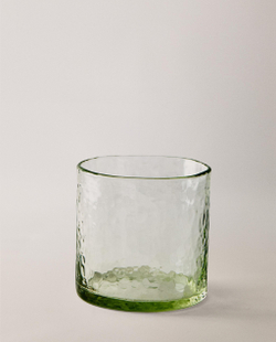 Zara Home стакан из стекла, цвет зелёный, 8.8 см