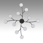 Люстра на штанге Lumion TORINA 8117/12