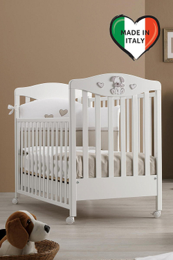 Детская кровать Erbesi Lucky белый/песочный