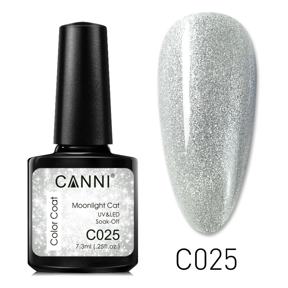 Гель-лак CANNI Moonlight Cat Арт.025 Объем 7,3 мл