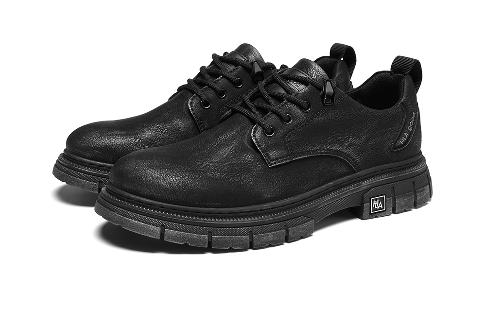 HLA Fashion Work Boots, Skateboard Shoes, Casual Platform, Bai Ta Men"s