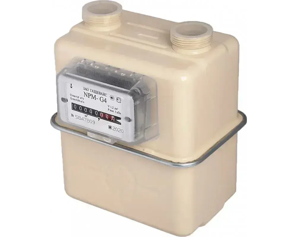 NPM-G4 2024г. правый (м.о. 110 мм, резьба 32) счетчик газовый