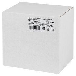 Садово-парковый светильник ЭРА ДБУ 07-8-004 Дели 4 белый 4 гранный настенный IP44 светодиодный 8Вт 6500K