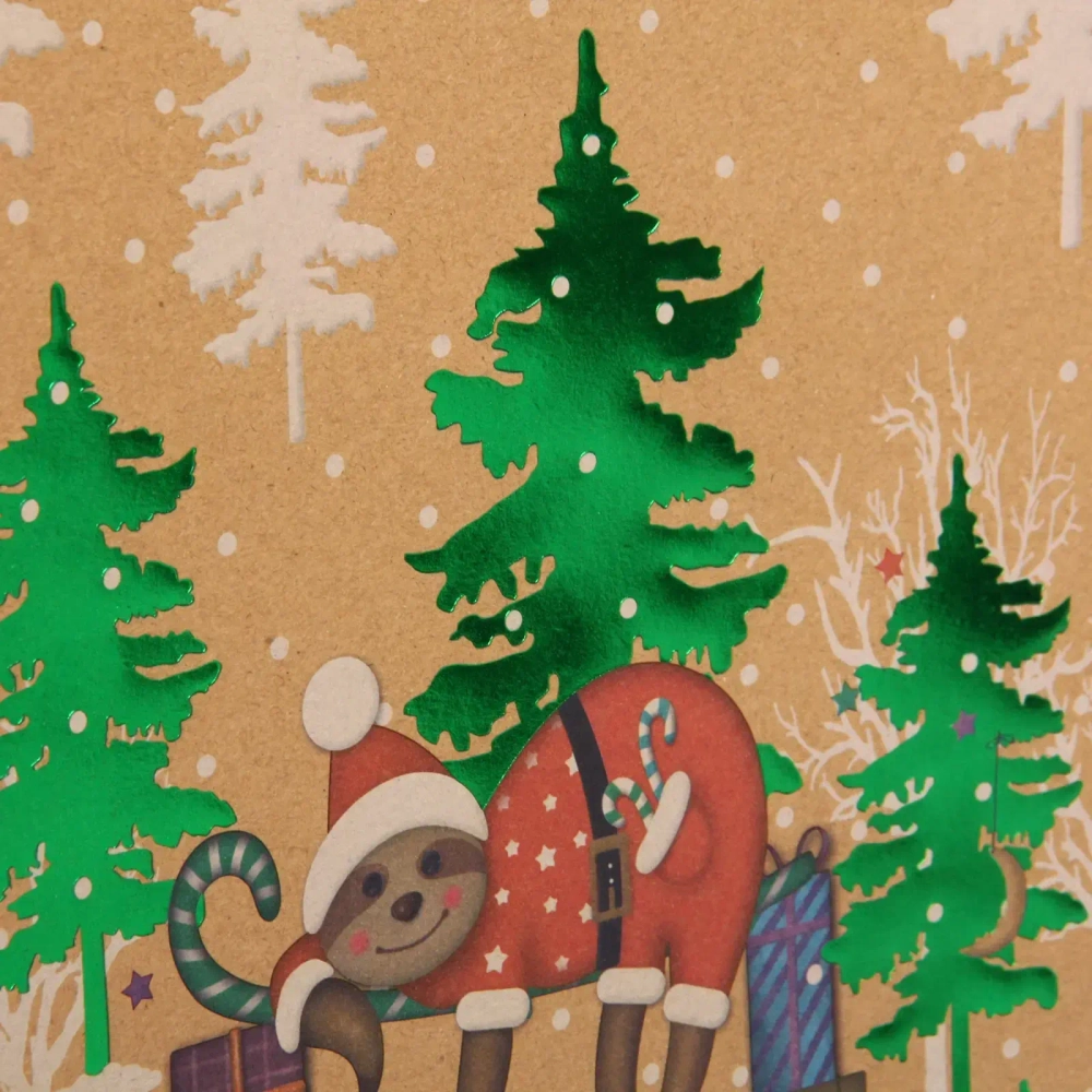 Пакет подарочный «Новогодний мир» 26*32*10 см, микс